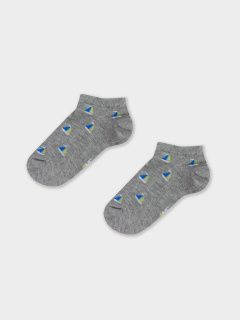 Носки Mark Formelle 406K-2784/B2-24406K серый_меланж_рис.2784 - фото 1