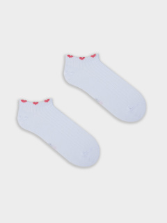 Носки Mark Formelle 406K-3191/B3-25406K белый_коралловый_рис.3191 - фото 2