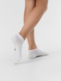 Носки Mark Formelle 406K-3191/B4-25406K белый_розовый_рис.3191 - фото 2