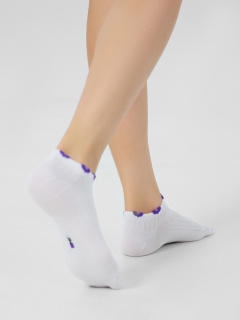 Носки Mark Formelle 406K-3191/B4-25406K белый_фиолетовый_рис.3191 - фото 1