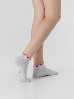 Носки Mark Formelle 406K-3191/B5-25406K св.серый_меланж_рис.3191 - фото 2