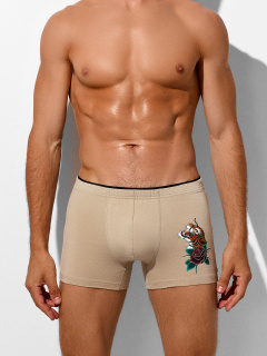 Трусы Mark Formelle 411134/25-4959П-5 бежевый_печать_3_сл_на_ЛВ_пер_дет - фото 2