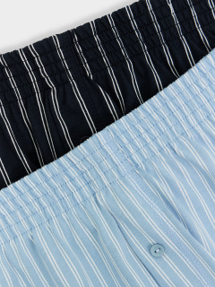 Трусы Mark Formelle 411152-2/25-5140П-0 полоска_на_пыльно_голубом_полоска_на_неви - фото 2