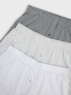Трусы Mark Formelle 411152-3/25-5323П-0 бело_серая_полоска_полоска_на_св.сером_полоска_на_ - фото 2