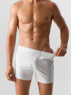 Трусы Mark Formelle 411152-3/25-5323П-0 бело_серая_полоска_полоска_на_св.сером_полоска_на_ - фото 5