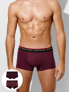 Трусы Mark Formelle 411215-2/25-5145П-5 винный_перчики_на_черном - фото 1