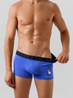 Трусы Mark Formelle 411215-2/25-5145П-5 ультрамарин_гуси_на_черном_3_сл_1тр_на_ЛВ_дет - фото 2