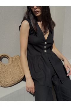 Блуза, брюки THE.WOMAN 0331 черный - фото 4