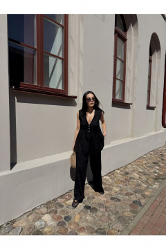 Блуза, брюки THE.WOMAN 0331 черный - фото 3