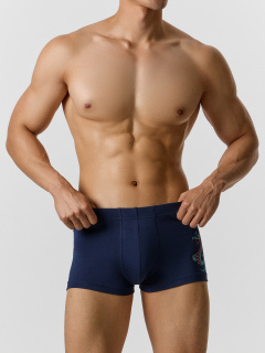 Трусы Mark Formelle 411229-2/25-5165П-5 т.синий_тату_винтаж_3_сл_1тр_на_ЛВ_дет - фото 1