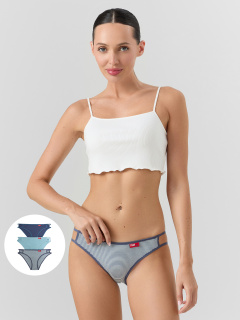 Трусы Mark Formelle 412614-3/25-27.27-36430Ц-5 полосочка_на_молочном_декор - фото 1