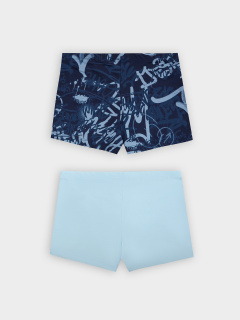Трусы Mark Formelle 413344-2/25-36800П-0 голубое_небо_граффити_на_т.синем_2_сл_1тр_на_ЛВ_д - фото 2