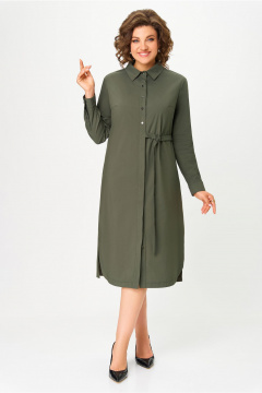 Платье DaLi 7051 хаки - фото 1