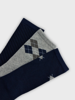 Носки Mark Formelle 430A-1491/B3-233430A-1 т.синий_серый_меланж_рис.1491 - фото 4