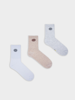 Носки Mark Formelle 444A-2775/B4-243444A белый_беж.мел_св.сер.меланж_рис.2775 - фото 2