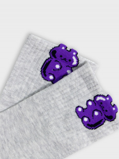 Носки Mark Formelle 444K-2845/B3-24444K св.серый_меланж_рис.2845 - фото 4