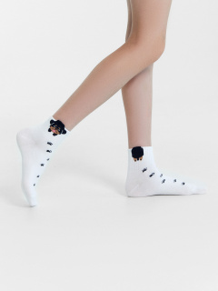 Носки Mark Formelle 452K-2783/B4-24452K белый_рис.2783 - фото 1