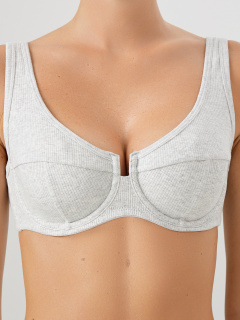 Бюстгальтер Mark Formelle 512524/24-33535Б-1 серый_меланж_4306_А - фото 1