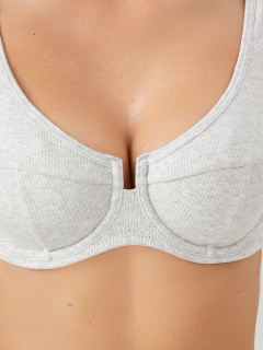 Бюстгальтер Mark Formelle 512524/24-33535Б-1 серый_меланж_4306_А - фото 5