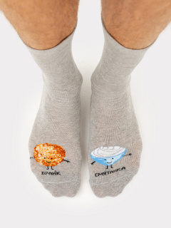 Носки Mark Formelle 550U-2717/23550U серый_меланж_рис.2717 - фото 3