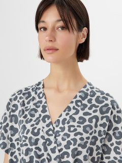 Халат Mark Formelle 552259/1/25-35845ПП-0 серый_леопард - фото 2