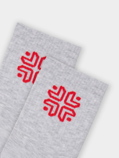 Носки Mark Formelle 559U-3237/25559U св.серый_меланж_рис.3237 - фото 3