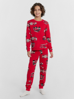 Брюки, джемпер Mark Formelle 563311/25-35867ПП-0 пожарные_машинки_на_красном - фото 2