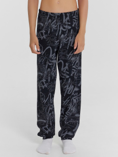 Брюки, футболка Mark Formelle 563321-1/24-26176ПП-0 бежевый_граффити_на_черном_3_сл_на_пол - фото 5