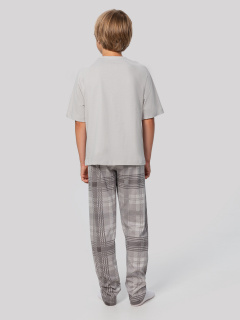 Брюки, футболка Mark Formelle 563335/25-34505ПП-0 мрамор_серая_клетка_2_сл_на_пол - фото 1