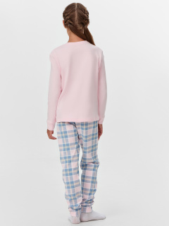 Брюки, джемпер Mark Formelle 567743/25-35757ПП-2 розовый_клетка_голубой_розовый_3_сл_на_пол - фото 1