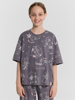 Брюки, футболка Mark Formelle 567747/24-31281ПП-0 собачки_на_олове_декор - фото 3