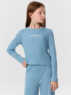 Брюки, лонгслив Mark Formelle 567757/25-35079ПП-1 сине_голубой_печать_1_сл_на_пол - фото 3