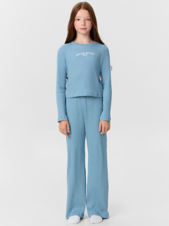 Брюки, лонгслив Mark Formelle 567757/25-35081ПП-1 сине_голубой_печать_1_сл_на_пол - фото 2