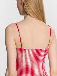 Сорочка Mark Formelle 572393/24-32638ПП-5 клетка_виши_красная - фото 5