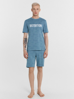 Футболка, шорты Mark Formelle 591044/24-3828ПП-0 варка_серо_голубой_печать_3_сл_на_пол - фото 2