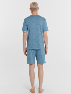 Футболка, шорты Mark Formelle 591044/24-3828ПП-0 варка_серо_голубой_печать_3_сл_на_пол - фото 3