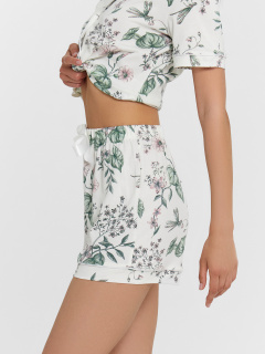 Рубашка, шорты Mark Formelle 592478/24-34106ПП-0 цветы_на_св.молочном1 - фото 3