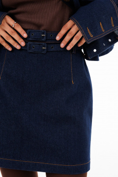 Юбка EOLA 2922 темно-синий - фото 4