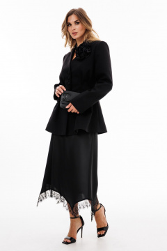 Жакет EOLA 2924.1 черный_меланж - фото 5