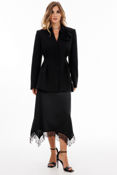 Жакет EOLA 2924.1 черный_меланж - фото 3