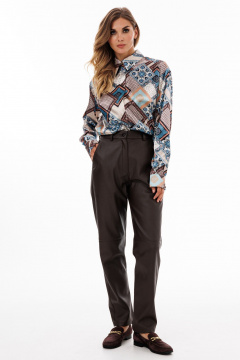 Блуза EOLA 2928 бежевый_принт - фото 1