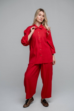 Рубашка SHLOMO 1-6 красный - фото 1