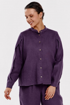 Рубашка SHLOMO 1-9 фиолетовый - фото 1