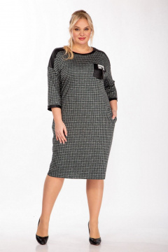 Платье СиБон 0295 серый - фото 1