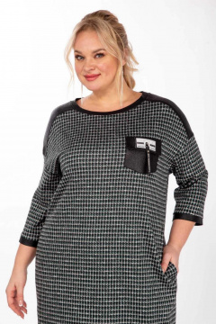 Платье СиБон 0295 серый - фото 2