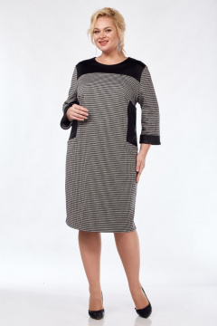 Платье СиБон 0318 серый - фото 1