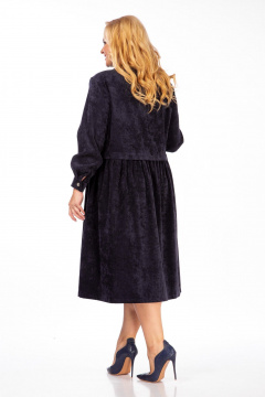 Платье СиБон 0241 синий_штрукс - фото 4