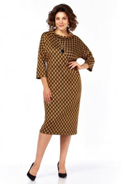 Платье Matini 3.1656 коричневый - фото 3