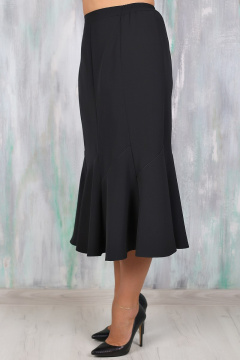 Юбка-годе черного цвета для повседневных образов Avila 0977 черный - фото 3