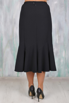 Юбка-годе черного цвета для повседневных образов Avila 0977 черный - фото 4